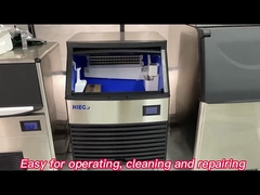 HIEGO Commercial Ice makers Air Cooling Square Ice making Machine with NANO Blue light