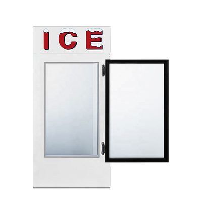 ตู้โชว์ไอศครีมประตูกระจกระบายความร้อนด้วยอากาศ Stainless Steel 850l Ice Cream Display Case