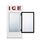 ตู้โชว์ไอศครีมประตูกระจกระบายความร้อนด้วยอากาศ Stainless Steel 850l Ice Cream Display Case
