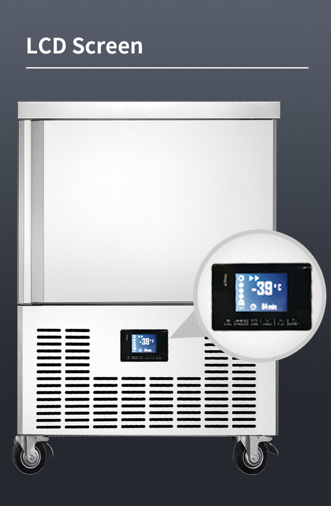 10 Tray Blast Freezer Chiller Air Cooling Small สำหรับเครื่องทำความเย็น Fast Freezing 6